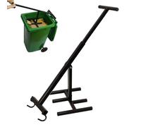Manual Trash Compactor Portable Waste Recycling Hand Tool Adjustable Handle Waste Compacting Tool for 120L-360L Wheelie Bins