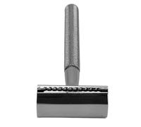 Manual Trimmer, Handheld Versatile Double Edge Smoothness Old Fashion Manual Trimmer Metal Slipless with Trmmer Stand for Bathroom for Woman