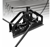 Manual Tube Bender, Metal Pipe Bending Tool with Stretcher and Shrinker for 1-1/4" to 2" Pipes, for DIY and Professional Metalworking on Steel, Brass, Copper, Aluminum