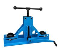 Manual Tube Roller Bender, Heavy Duty Bending Tool with 180mm Min R and 450mm Min D, for Square, Round Pipes and Flat Bars in Steel, Copper, Aluminum