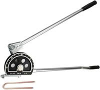 Manual Tubing Bender 1/2" 5/8" 3/4" 7/8" OD 180 Degree Pipe Bender for Copper Aluminum Pipes HVAC Refrigeration Air Conditioner Repair Tool(19mm(3/4"))