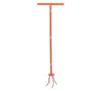 Manual Twist Tiller Stainless Steel Garden Claw Cultivator Hand Soil Tiller Orange