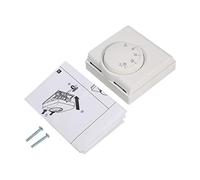 Manual Underfloor Heating Thermostats 220V 16A,Room Thermostat 220V Room Mechanical Temperature Controller Thermostat for Central Air Conditioning New