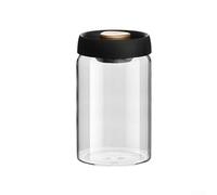 Manual Vacuum for Sealed Jar,Clear Glass Food Storage Container With Air Lock Pump,Airtight Canister For Coffee Beans Cereal Dry Goods