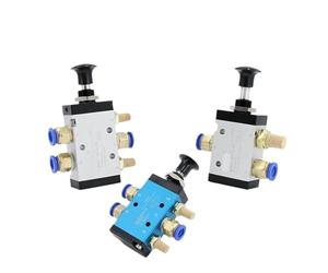 Manual Valve Mechanical Valve 3R210/4R210/3R310/4R310/4R410 Pneumatic Switch Two-Position Three-Way Valve 1Pcs(4R410-15,8mm Joint)
