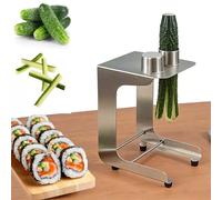 Manual Vegetable Cutter Tool, Stainless Steel Fast Slicing for Carrots Cucumbers, Easy Clean for Cooking Sushi Home Use