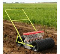 Manual Vegetable Seed Planter, Hand Push Seeder with Adjustable Row Spacing & Depth, Portable Tool for Efficient Seeding of Various Crops