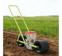 Manual Vegetable Seed Planter, Hand Push Seeder with Adjustable Row Spacing & Depth, Portable Tool for Efficient Seeding of Various Crops