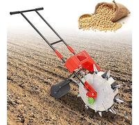 Manual Vegetable Seeder, Hand-Push Garden Seeder for Row Crops, Adjustable Row Spacing and Depth for Efficient Sowing of Seeds, Plants, and Vegetables