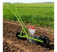 Manual Vegetable Seeders - Hand Push Garden Planter with Adjustable Row Spacing & Depth Perfect for Farmers Ideal Handheld Seeder for Peanuts Corn and More