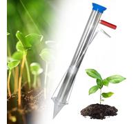 Manual Vegetable Transplanter, Stainless Steel Seedling Planter Tool for Efficient Transplanting in Garden