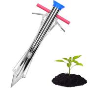 Manual Vegetable Transplanter, Stainless Steel Seedling Planter Tool for Efficient Transplanting in Garden