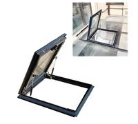 Manual Ventilation Flat Roof Skylight Window for Attics Sloped Flat Roof Access Hatch Ideal for Home Roof Installations Energy Efficient Design