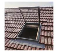 Manual Ventilation Multi-Angle Roof Window - Clear Skylight for Attics Basements Sheds Emergency Escape Access Easy Installation Design