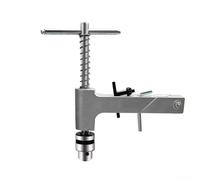 Manual Vertical Tapping Machine Holder, Adjustable Tap Wrench for Precision Threading 1.5mm-10mm, Robust Aluminum Alloy Construction with Lengthened Ratchet Arm for