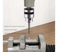 Manual Vertical Tapping Machine Holder for Threading - Adjustable Tap Wrench with 1.5-10 mm Clamping Range, Aluminum A