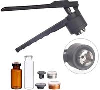 Manual Vial Crimper, 11/13/20mm Manual Vial Crimper and Lid Lifter for Aluminum Plastic and Full Caps(B,13mm)