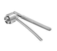 Manual Vial Crimper 13-32mm, Stainless Steel Bottle Cap Crimping Tool for Aluminum and Plastic Flip Off Caps, Perfume Spray Bottle Sealing Machine