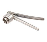 Manual Vial Crimper 13-32mm Stainless Steel Crimping Tool for Aluminum Plastic Caps, Adjustable Seal Crimper for Perfume Bottles, Lab & Home Use