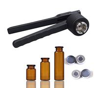 Manual Vial Crimper, 13mm 20mm Flip Off Vial Crimper, Bottle Cap Crimping Tool for Aluminum Plastic/Full Aluminum, Crimper Medical/Hand held Capping Machine, 20-30 Bottles/Min Tools Capper