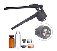 Manual Vial Crimper and Lid Lifter, Efficient Bottle Cap Crimping Tool for Medical and Laboratory Use, Handles 20-30 Bottles per Minute