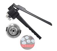 Manual Vial Crimper, Bottle Cap Crimping Tool, Handheld Capping Machine for Aluminum and Plastic Caps, Effective Sealing, 11mm