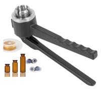 Manual Vial Crimper for 8-20mm Caps | Stainless Steel Handheld Capping Tool with Tight Seal, Quick Operation, 30 Bottles/Min, Ideal for Labs, Home, and Aluminum/Plastic Bottles