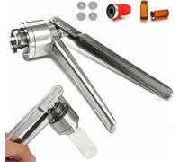 Manual Vial Crimper for Perfume Bottles, Stainless Steel Capper Clamp Ensures Good Sealing, Essential for DIY Fragrance Packaging