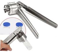 Manual Vial Crimper, Hand Held Capping Tool for Secure Sealing in Laboratories and Pharmacies