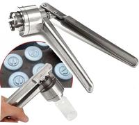 Manual Vial Crimper, Hand Held Capping Tool for Secure Sealing in Laboratories and Pharmacies