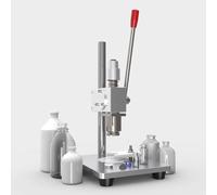 Manual Vial Crimper - High Efficiency Perfume Capper Sealing Machine for 13mm/15mm/20mm Aluminum-Plastic Caps, Adjustable Height Press Tool