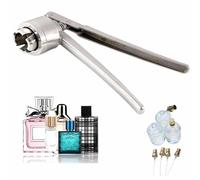 Manual Vial Crimper, Stainless Steel Capper for Perfume Spray and Saline Bottle, Capping Tools for 11/13/15/20 mm Aluminum and Plastic Bottles
