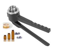 Manual Vial Crimper - Stainless Steel Capping Tool for 8-32 MM Bottles - Fast Capping at 20-30 Bottles/Minute - Suitable for Aluminum and Plastic