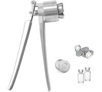 Manual Vial Crimper Tool for Sealing Perfume Bottles,Stainless Steel Construction,Quick Capping