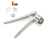 Manual Vial Crimper with Adjustable Elasticity and Long Handle, Durable Stainless Steel for High Accuracy in Packaging and Chemical Industry