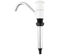 Manual Water Hand Pump for Sink | Self-Priming Replacement Tool for Camping Trailer | For Motorhome | Boat Tap | Aluminum Alloy | Efficient Up and Down | 275mm to 410mm(White)