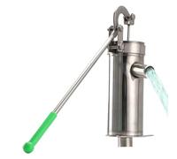 Manual Water Pump - Handheld Well Device, Outdoor Suction Source | Build Stainless Steel with Reinforcement Function and Easy , Practical Irrigation Equipment Ideal for G