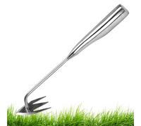 Manual Weeder, Weed Starter with 3 Tines | Ergonomic Handles 3 Sturdy Teeth for Removing Herbs in Orchards, Gardens, Lawn and Patio
