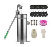 Manual Well Pump - Hand Water Pump, Non-Electric Water Drawing System, Multifunctional Cast Iron Hand Crank Pump for Garden Watering, Net Life and Access to Rural Water, 9.2