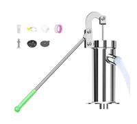 Manual Well Pump | Manual Suction Water Source - Manual Hydraulic Pump for Well, Outdoor Irrigation, Ideal for Home, Home, Farm, Yard, Pond, Cabin, Lawn and Garden