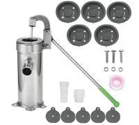 Manual Well Pump Stainless Steel Deep Well Water Suction Hand Pump Groundwater Pitcher Kit for water suction Groundwater for Home Garden Yard Farm