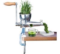 Manual Wheatgrass Juicer - Hand Crank Cold Press for Greens, Ginger, and Pomegranate