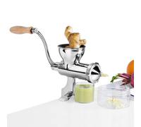 Manual Wheatgrass Juicer, Multifunctional Fruit Vegetable Juice Press Extractor, Low Speed Extrusion, Squeeze The Original Juice, 304 Stainless Steel Material, for Healthy Eating