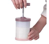 Manual Whipping Cream Dispenser - Stainless Steel | Handheld DIY Whipped Cre-am Dispenser | Ergonomic Comfort Grip Cream Whipper for Kitchen Salad Drinks and Home Baking Use