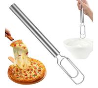 Manual Whisk: Manual Bread Mixer, Stainless Steel Stirring Device | For Bread, Food, Cake, Chocolate, Baking, Kitchen, Home, Restaurant, Bakery, Beginner Chef,