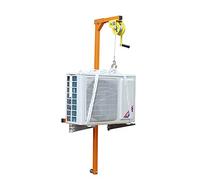 Manual Winch for Air Conditioner Installation Hand Crank Lifter Foldable Self-Locking Tool for Easy Dismantling & Mini Crane Tasks - Heavy Duty Portable Efficient