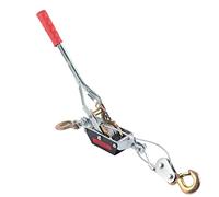Manual Winch, Hand Crank Strap Gear Winch Heavy Duty Rope Pulley Wire Rope Ratchet, for Boat Truck Trailer Caravan Marine