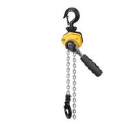 Manual Winch, Hand Operated Lever Block Hoist, 0.25T Capacity, 1.5m Lift, Durable Chain Hoist for Heavy Lifting, Portable Hand Winch for Garage, Workshop, and Industrial Use