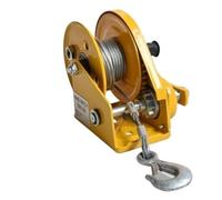 Manual Winch with Bracket for AC Installat 1800lb Capaci 10m CableSelfLocking Design for Easy and Secure Use