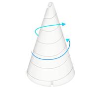 Manual Winding Stencil | Electroculture Aerial Garden Shape | Reusable Spiral Mould for Grounding Rod Home Garden Indoor Growing Home